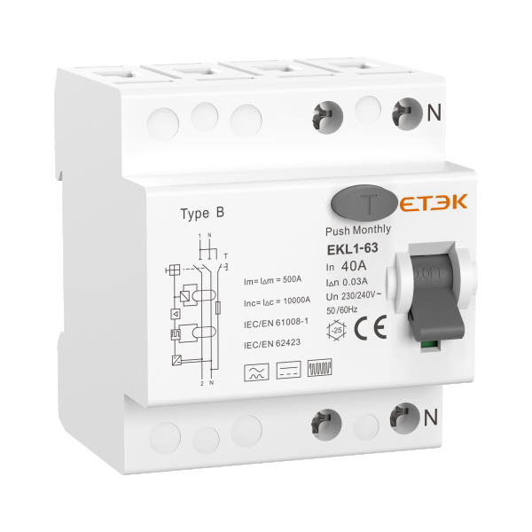 EKL1-63B B型電磁式漏電斷路器